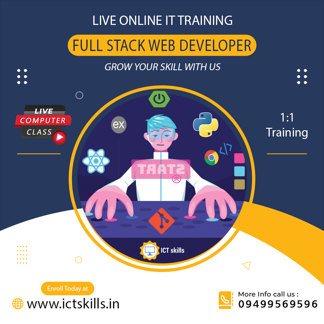 full stack developer Course Training in Ahmedabad by ICT Skills