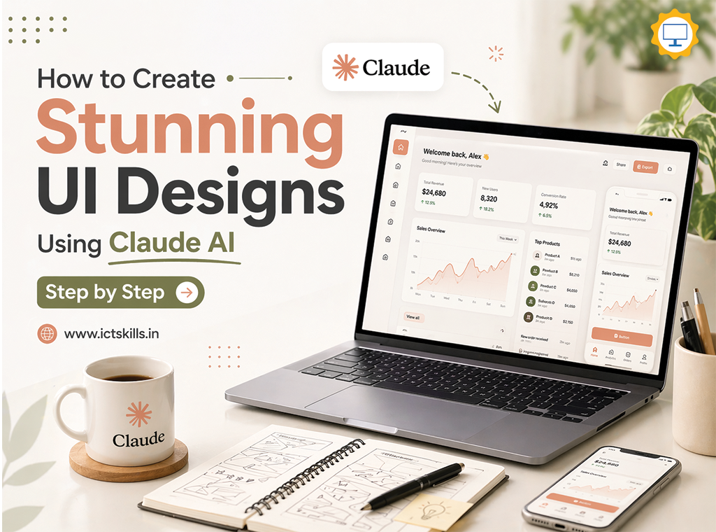 How to create stunning UI Designs using Claude AI? | ICT