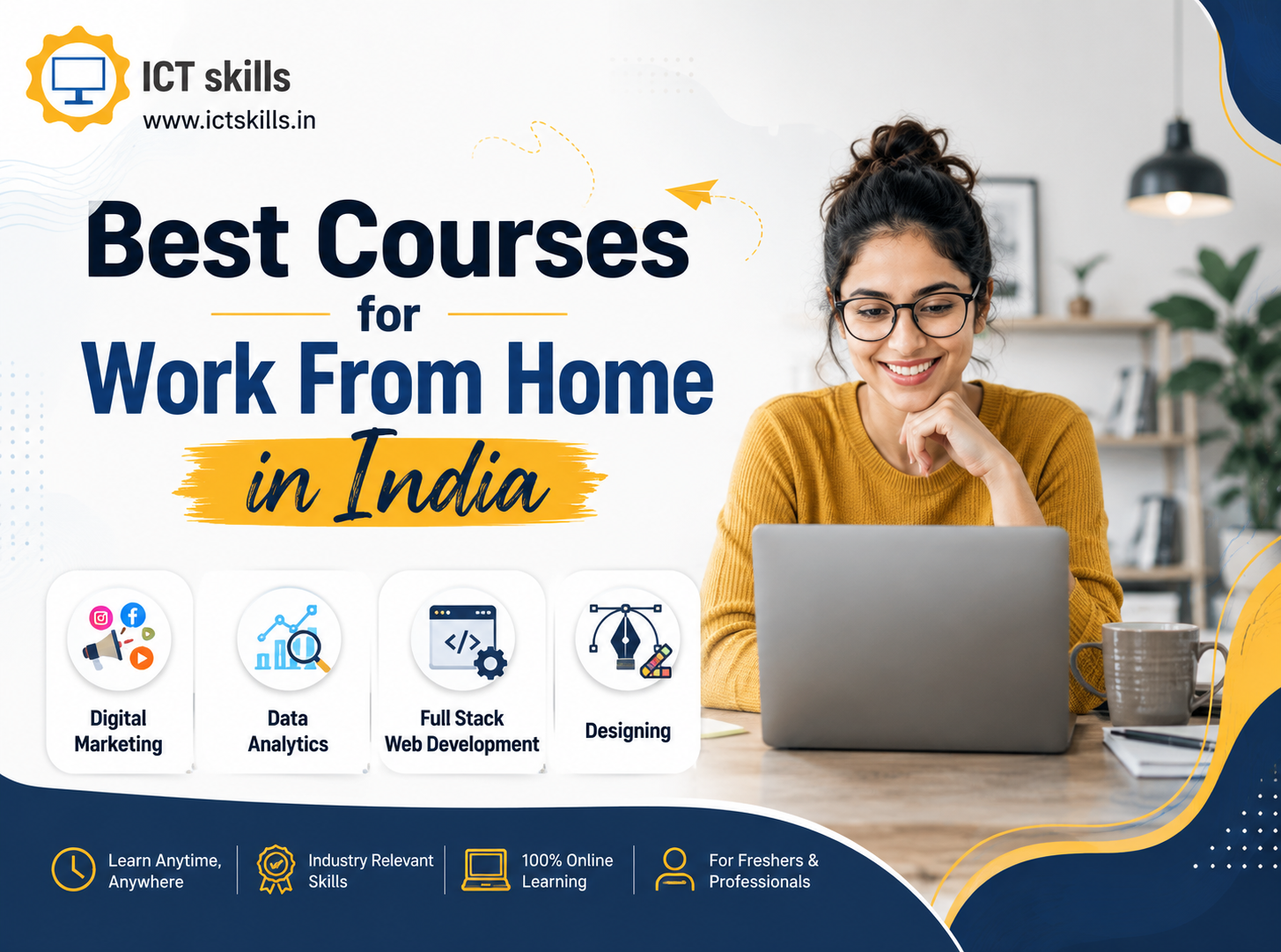 Best Courses for Work From Home Jobs in India