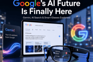 Google’s AI Future Is Finally Here: Gemini, AI Search & Smart Glasses Explained