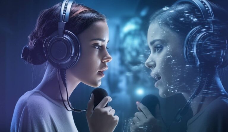 Voice clone AI project idea by ICT Skills India